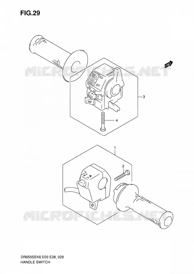 COMMODOS Suzuki MOTO 650 DR 2009  DR650SE K9 (E03,E28,E33)