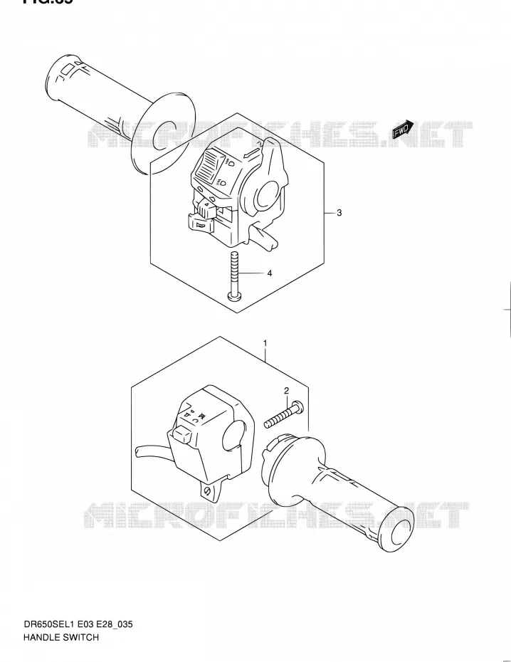 COMMODOS Suzuki MOTO 650 DR 2011  DR650SE L1 (E03,E28,E33)