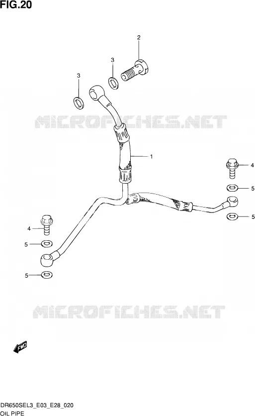DURITE D'HUILE Suzuki MOTO 650 DR 2013  DR650SE L3 (E03,E28,E33)