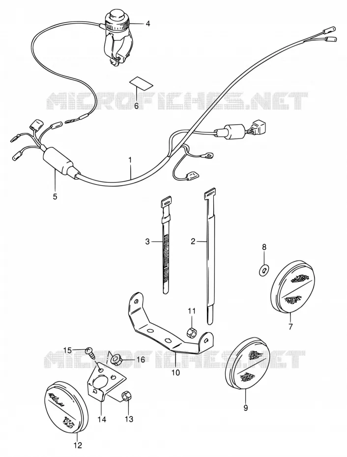 FAISCEAU ELECTRIQUE Suzuki MOTO 80 DS 1999  DS80 X (E03,E28,E33)
