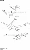 BEQUILLE pour Suzuki EN 125 2005