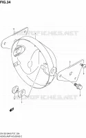 BOL DE PHARE pour Suzuki EN 125 2005
