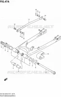 BRAS OSCILLANT ARRIERE (MODEL K7/K8) pour Suzuki EN 125 2005
