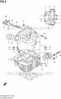 CULASSE pour Suzuki EN 125 2005