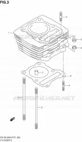 CYLINDRE pour Suzuki EN 125 2005