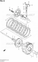 EMBRAYAGE pour Suzuki EN 125 2005
