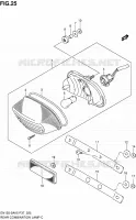 ENSEMBLE FEU ARRIERE pour Suzuki EN 125 2005