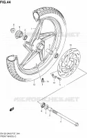 ROUE AVANT pour Suzuki EN 125 2005