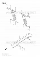 AMORTISSEUR ARRIERE pour Suzuki GN 125 1997