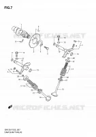 ARBRE A CAMES   VALVE pour Suzuki GN 125 1997