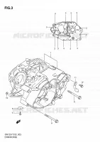CARTER pour Suzuki GN 125 1997
