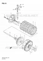EMBRAYAGE pour Suzuki GN 125 1997