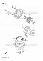 POMPE A HUILE pour Suzuki GN 125 1997