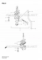 ROBINET D'ESSENCE pour Suzuki GN 125 1997