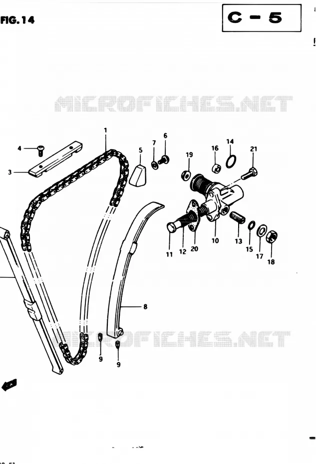 DISTRIBUTION (MODELE Z) Suzuki MOTO 450 GS-E 1982  GS450EZ