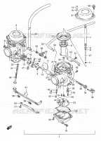 CARBURATEUR (MODELE K/L/M/N/P) pour Suzuki GS-E 500 1989