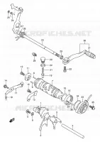 ENSEMBLE SELECTEUR DE VITESSES pour Suzuki GS-E 500 1989
