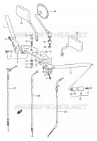 GUIDON (MODELE K) pour Suzuki GS-E 500 1989