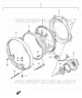 PHARE (MODELE K/L/M/N) pour Suzuki GS-E 500 1989