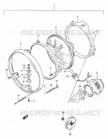 PHARE (VOIR NOTE) pour Suzuki GS-E 500 1989