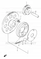 ROUE LIBRE DE DEMARREUR pour Suzuki GS-E 500 1989
