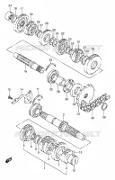 TRANSMISSION pour Suzuki GS-E 500 1989