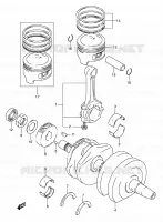 VILEBREQUIN pour Suzuki GS-E 500 1989