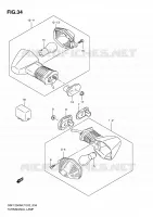 CLIGNOTANTS pour Suzuki BANDIT 1250 2007