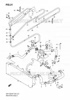DURITE DE RADIATEUR pour Suzuki BANDIT 1250 2007