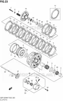 EMBRAYAGE pour Suzuki BANDIT 1250 2007