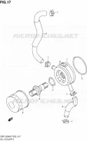 RADIATEUR D'HUILE pour Suzuki BANDIT 1250 2007