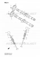 ARBRE A CAMES   VALVE pour Suzuki BANDIT 1250 2009