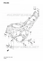 CADRE (MODEL K9) pour Suzuki BANDIT 1250 2009