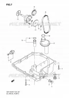 CARTER INFERIEUR   POMPE A HUILE pour Suzuki BANDIT 1250 2009