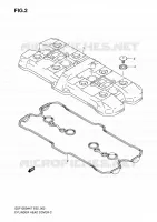 COUVRE CULASSE pour Suzuki BANDIT 1250 2009