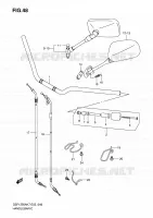 GUIDON (MODEL K7/K8/K9) pour Suzuki BANDIT 1250 2009