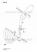 SILENCIEUX pour Suzuki BANDIT 1250 2009