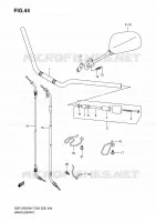 GUIDON pour Suzuki BANDIT 1250 2008