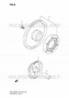 ROUE LIBRE DE DEMARREUR pour Suzuki BANDIT 1250 2008