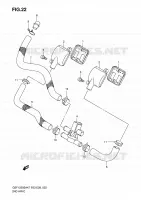 SYSTEME RECYCLAGE GAZ ECHAPPEMENT pour Suzuki BANDIT 1250 2008