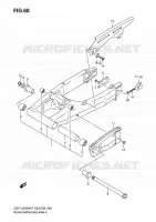 BRAS OSCILLANT ARRIERE pour Suzuki BANDIT 1250 2009