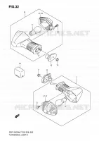 CLIGNOTANTS pour Suzuki BANDIT 1250 2009