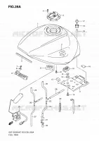 RESERVOIR D'ESSENCE (MODEL K9) pour Suzuki BANDIT 1250 2009