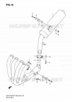 SILENCIEUX pour Suzuki BANDIT 1250 2009