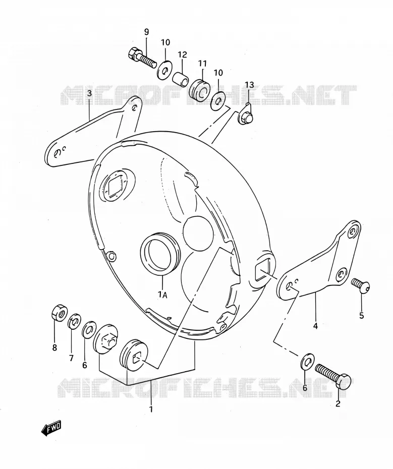 BOL DE PHARE Suzuki MOTO 400 BANDIT 1993  GSF400 P (E03,E28,E33)