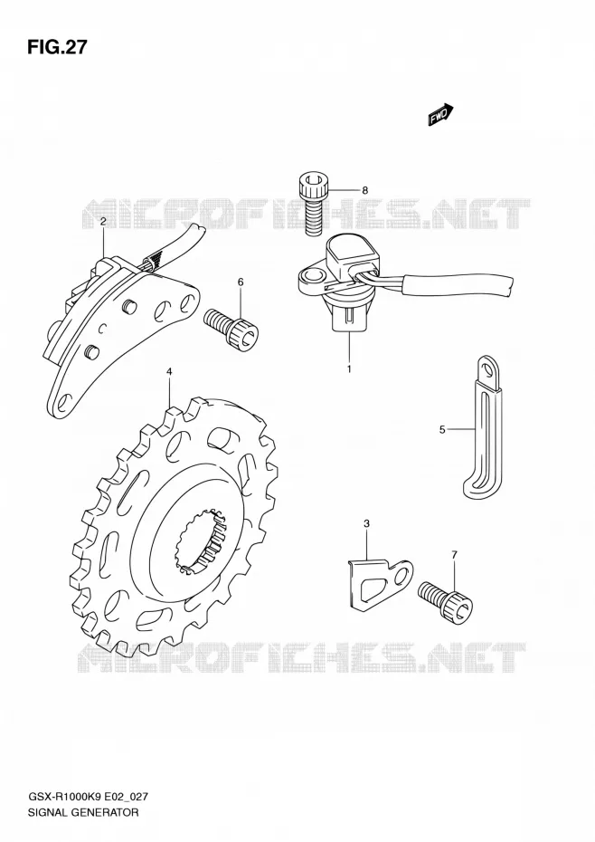 ALTERNATEUR Suzuki MOTO 1000 GSX-R 2010  GSX-R1000 L0 (E02,E14,E19,E24,E51,P37)