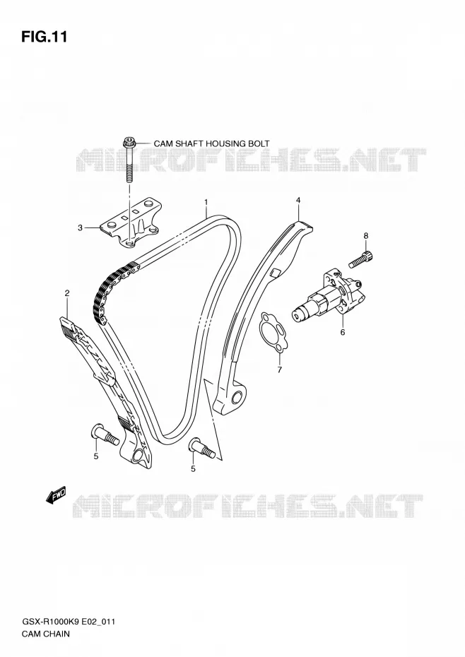 DISTRIBUTION Suzuki MOTO 1000 GSX-R 2010  GSX-R1000 L0 (E02,E14,E19,E24,E51,P37)