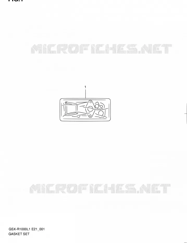 KIT JOINTS Suzuki MOTO 1000 GSX-R 2011  GSX-R1000L1(E51)