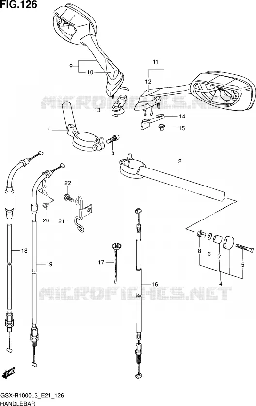 GUIDON Suzuki MOTO 1000 GSX-R 2013  GSX-R1000ZUF L3 (E21)
