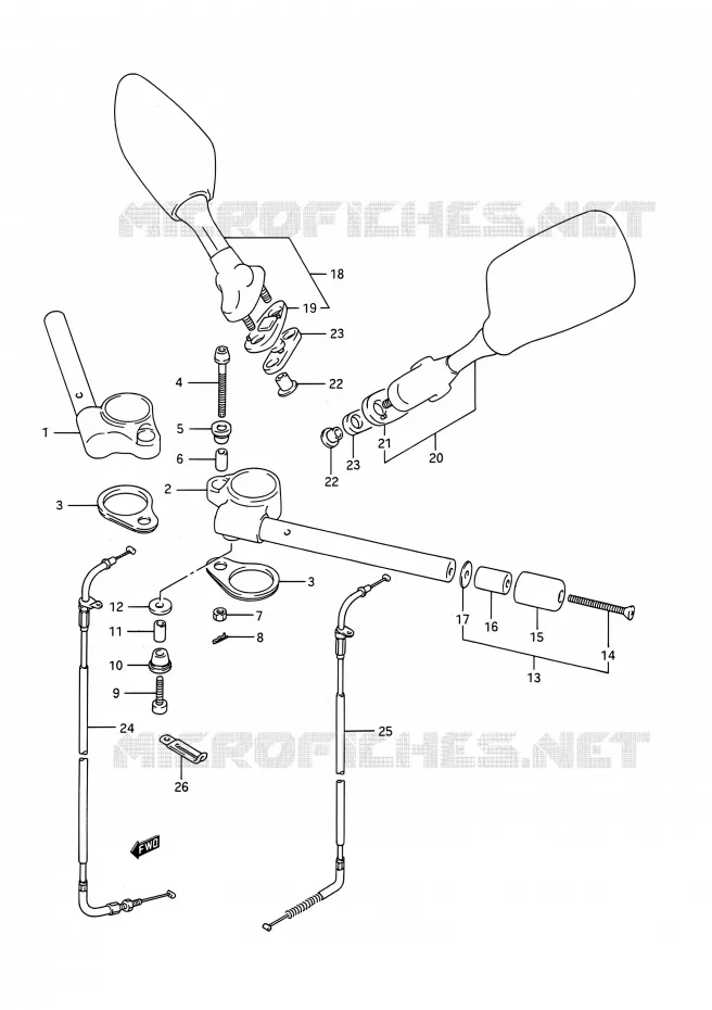 GUIDON Suzuki MOTO 1100 GSX-R 1992  GSX-R1100 N (E03,E28,E33)
